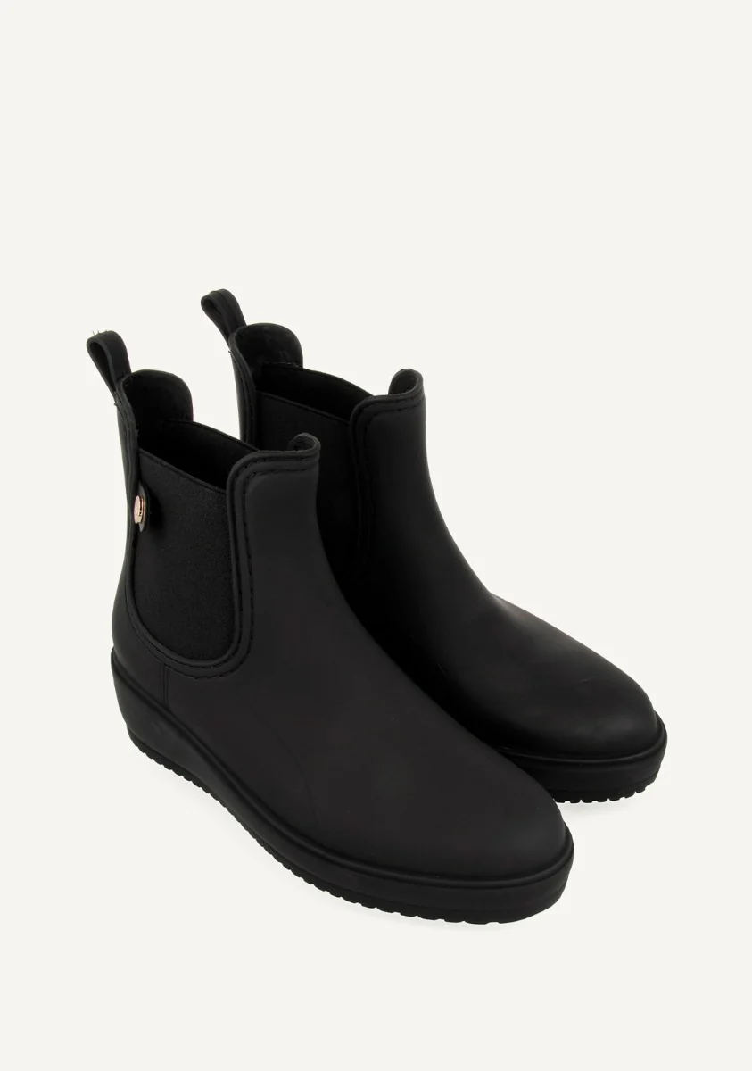 Botines de agua estilo chelsea negras para mujer 45808 - Image 3
