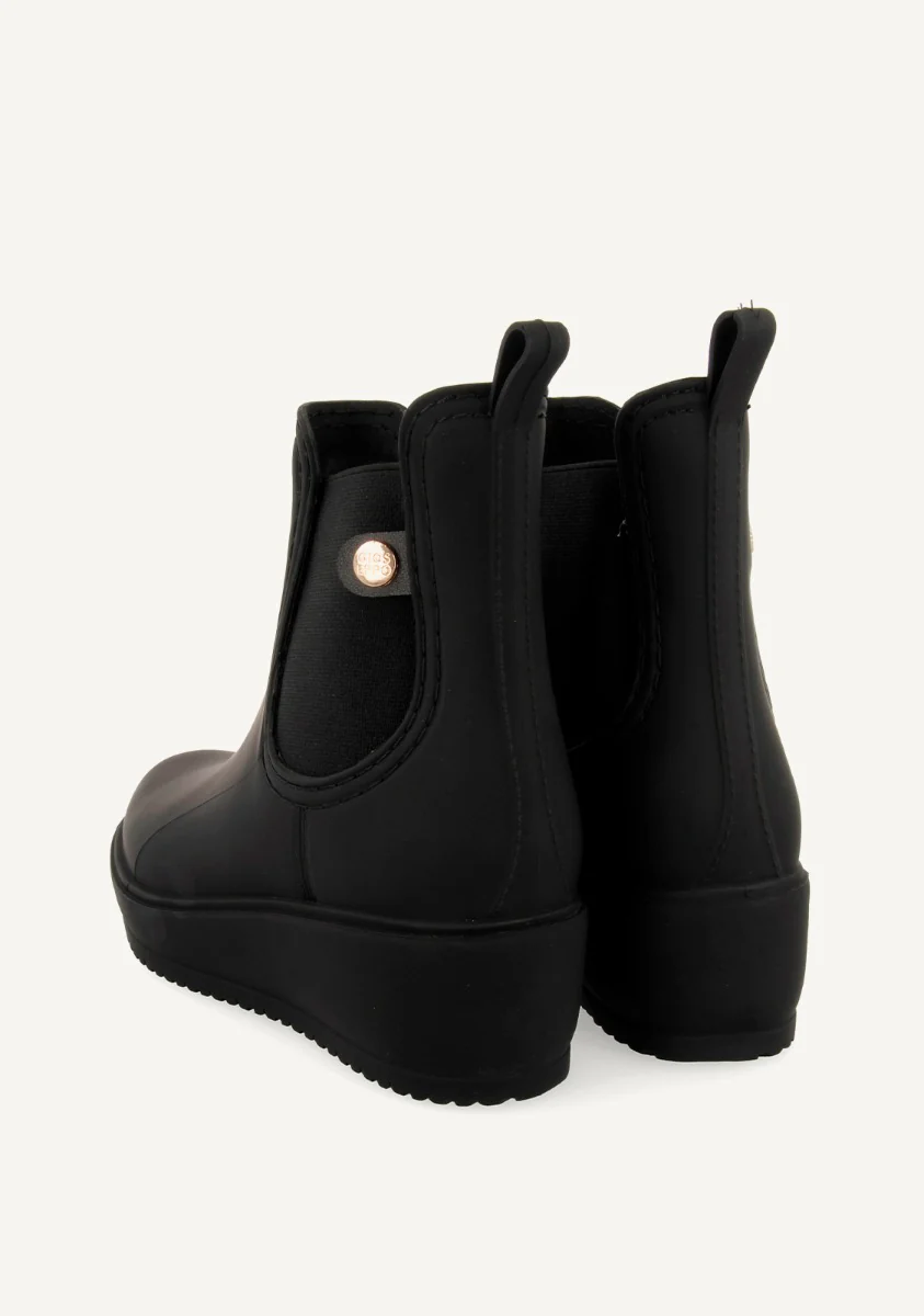 Botines de agua estilo chelsea negras para mujer 45808 - Image 4