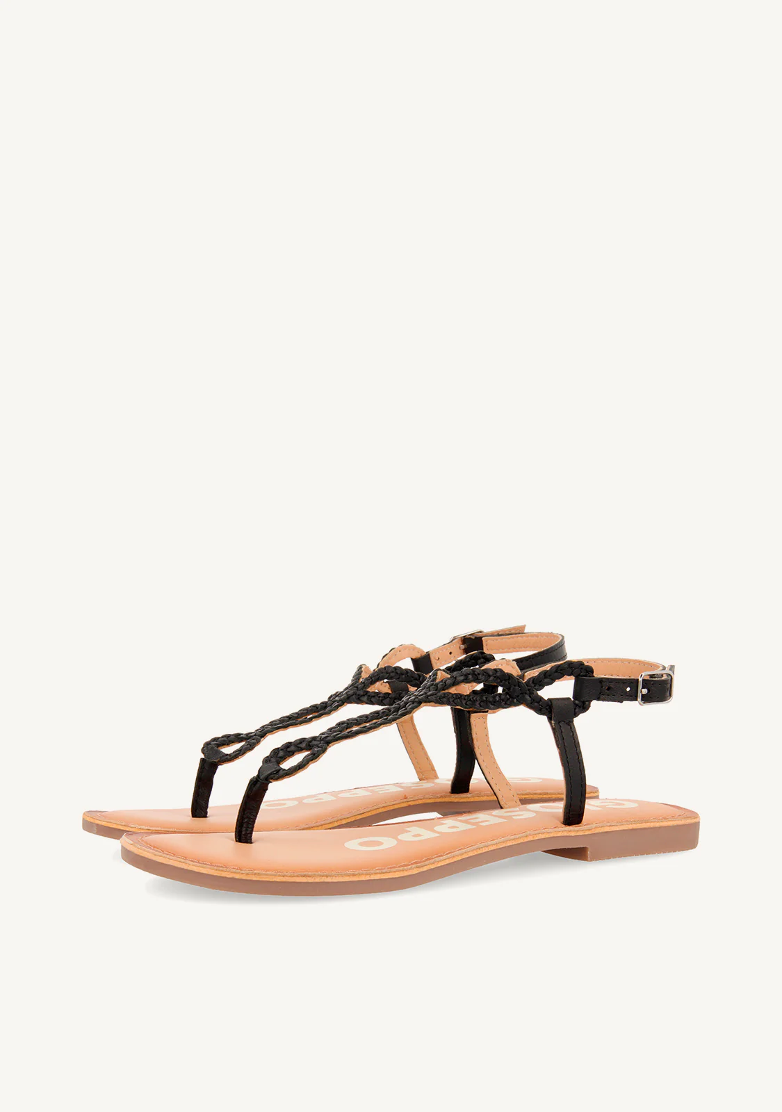 BRAIDED LEATHER SANDALS FYFFE - Image 3