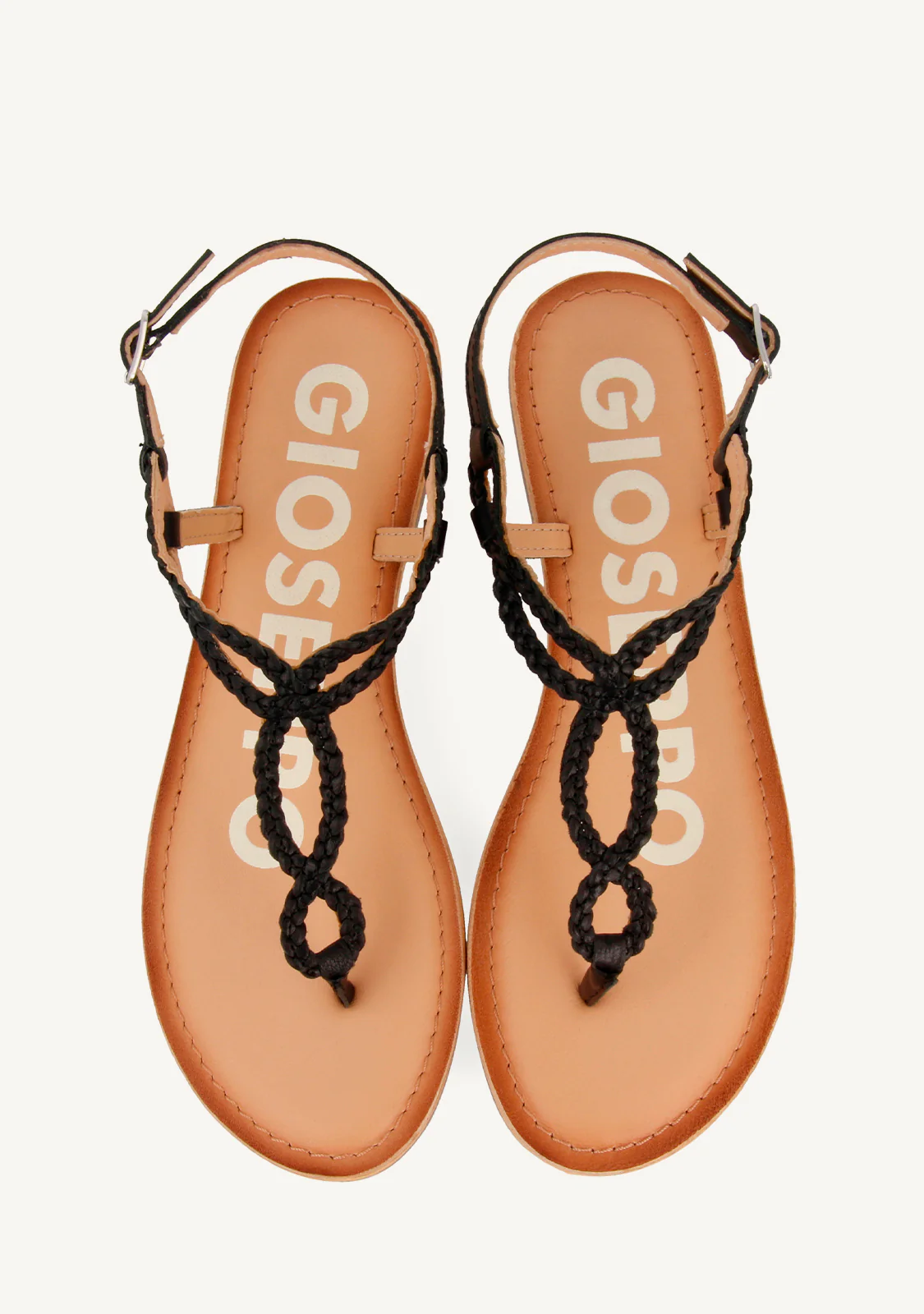 BRAIDED LEATHER SANDALS FYFFE - Image 5