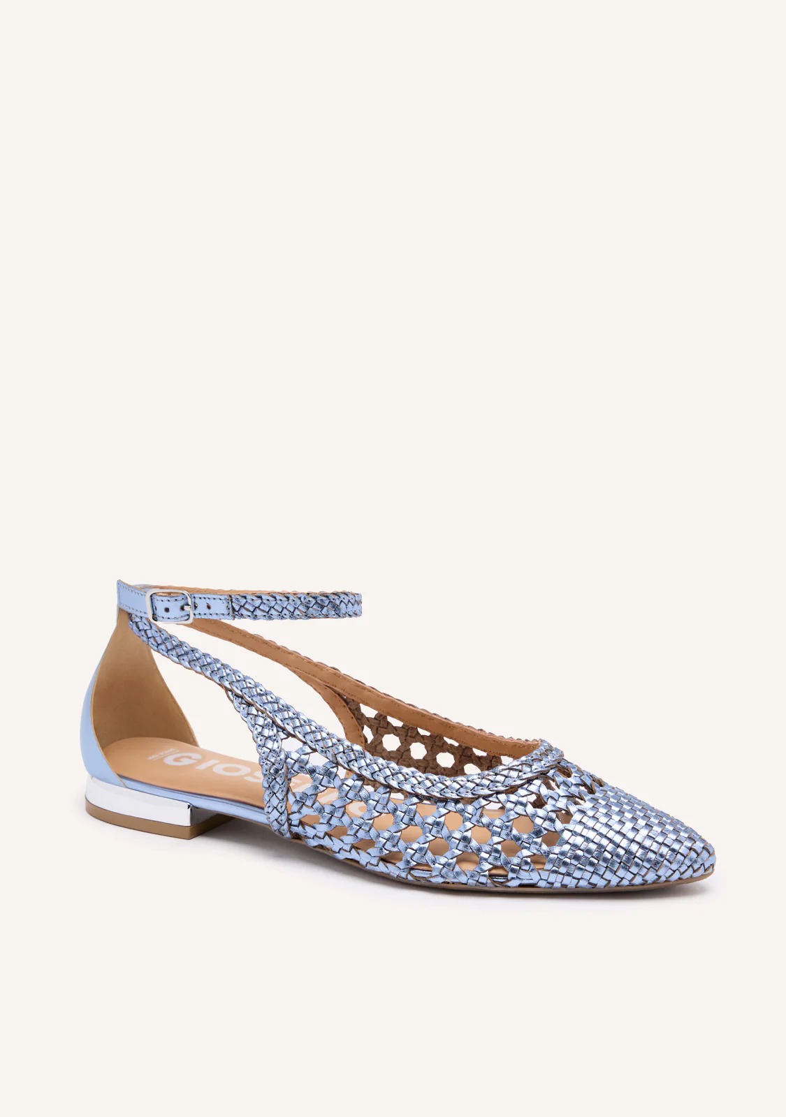 BRAIDED LEATHER BALLET FLATS DELL - Image 2