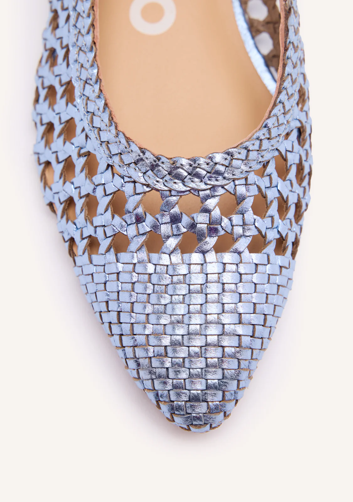 BRAIDED LEATHER BALLET FLATS DELL - Image 3