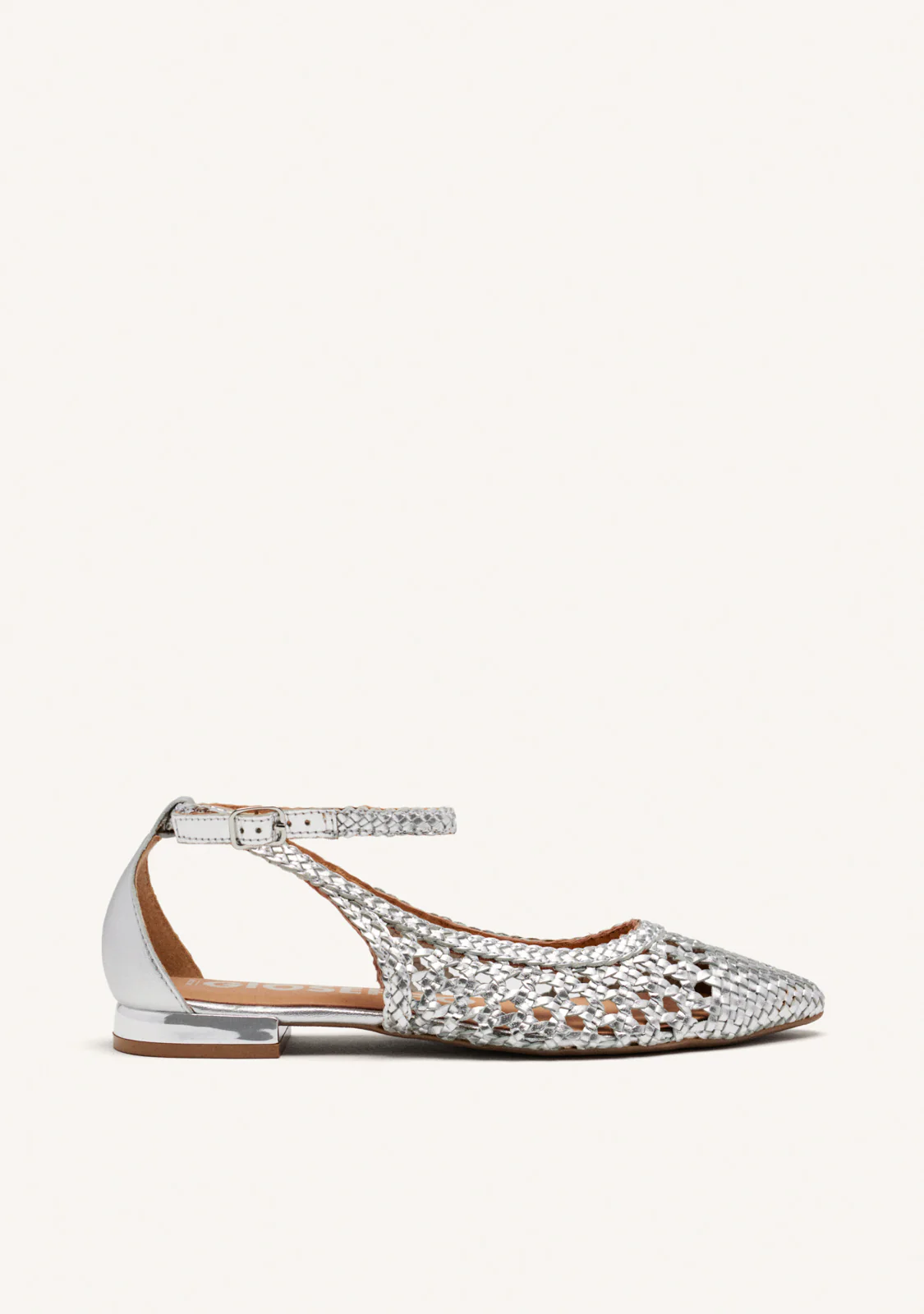 BRAIDED LEATHER BALLET FLATS DELL
