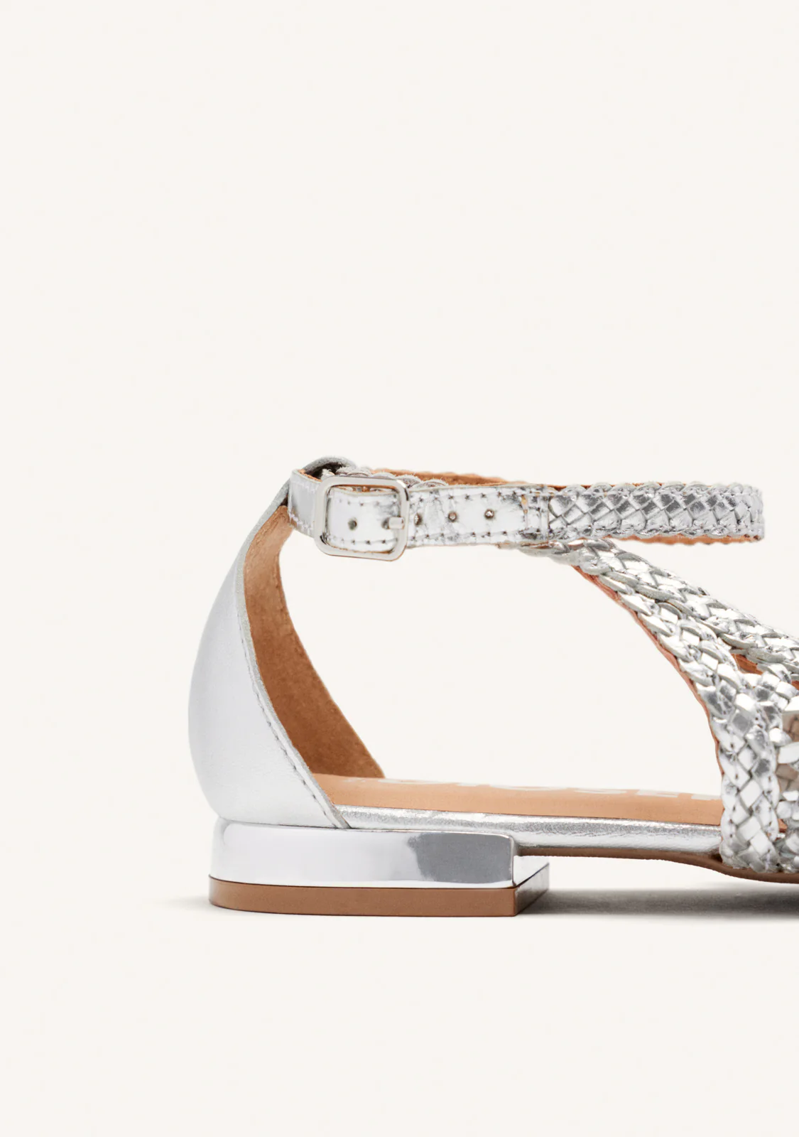 BRAIDED LEATHER BALLET FLATS DELL - Image 4