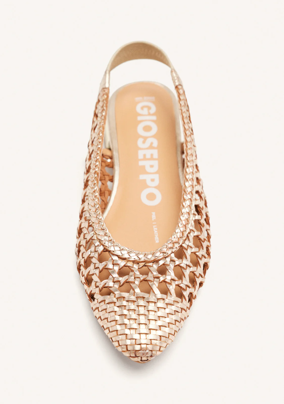 BRAIDED LEATHER BALLET FLATS GUATAVITA - Image 3