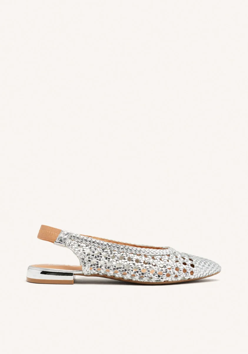 BRAIDED LEATHER BALLET FLATS GUATAVITA