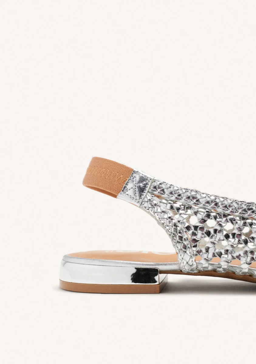 BRAIDED LEATHER BALLET FLATS GUATAVITA - Image 4