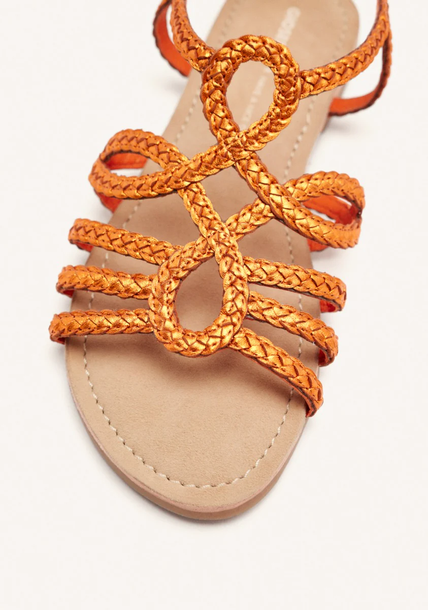 YAKIMA BRAIDED LEATHER SANDALS - Image 3