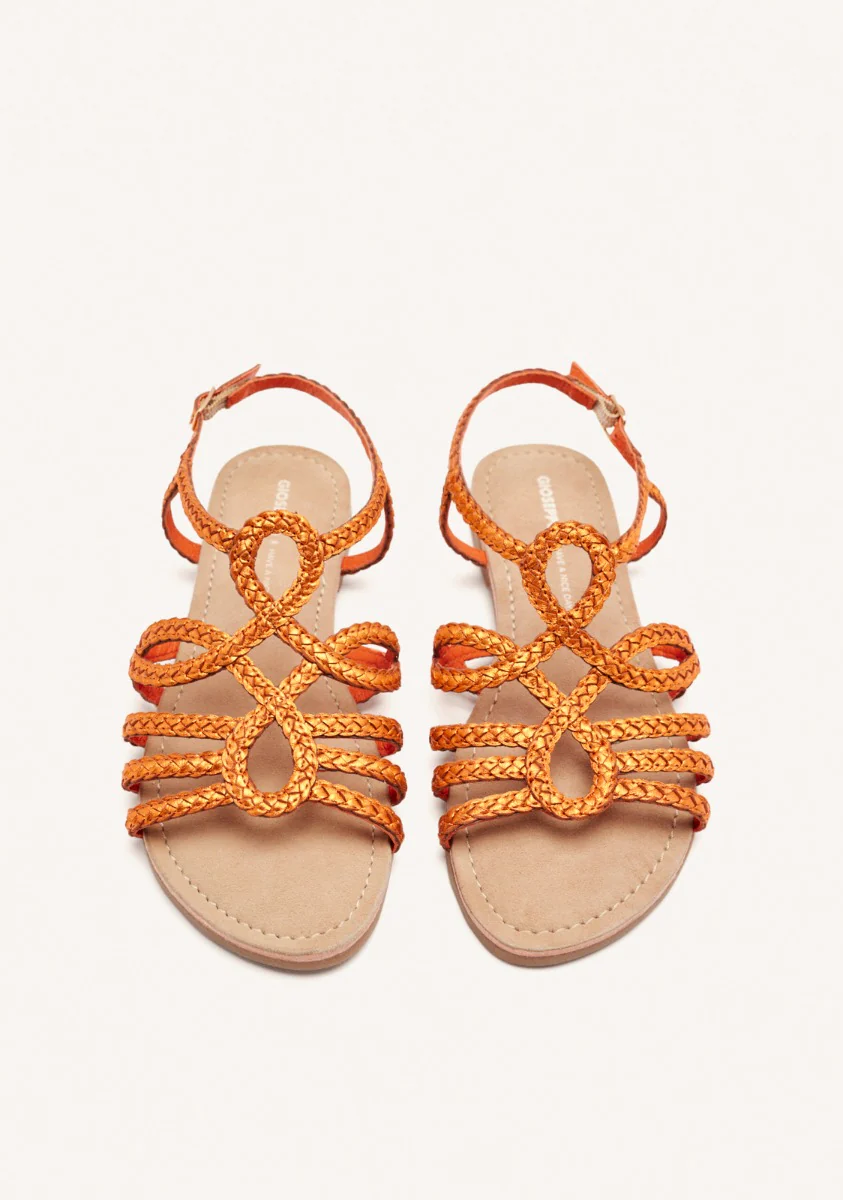 YAKIMA BRAIDED LEATHER SANDALS - Image 4