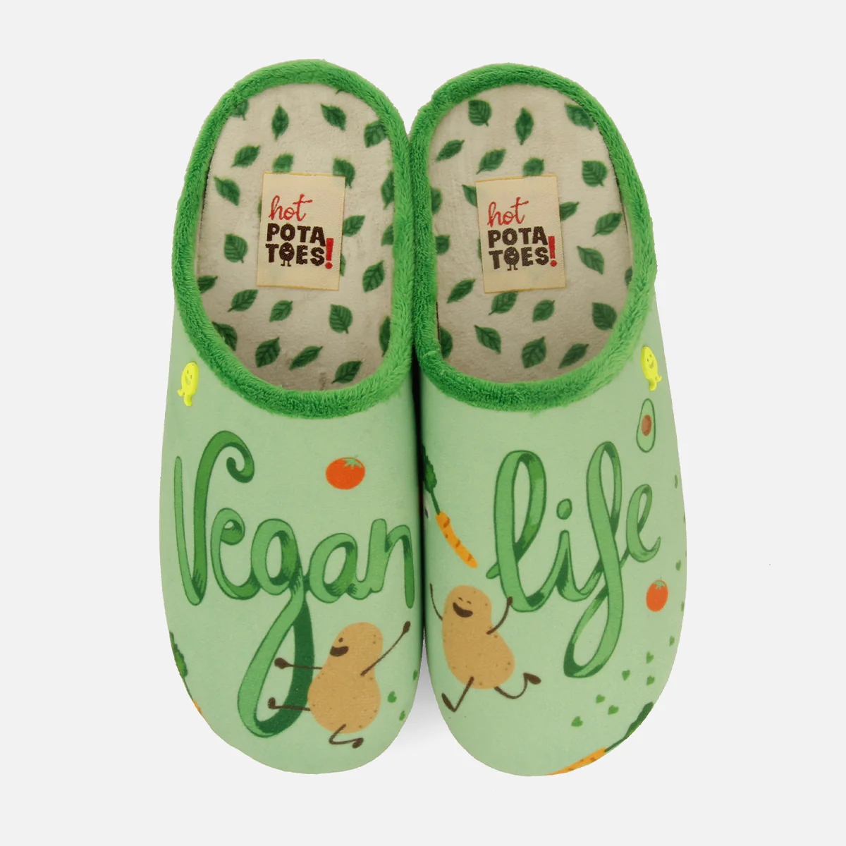 VEGAN LIFE GREEN HOUSE SLIPPERS - Image 4