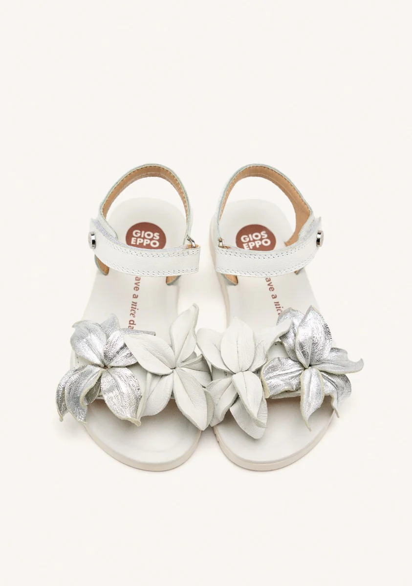 LEATHER FLOWER SANDALS MARINETTE - Image 2