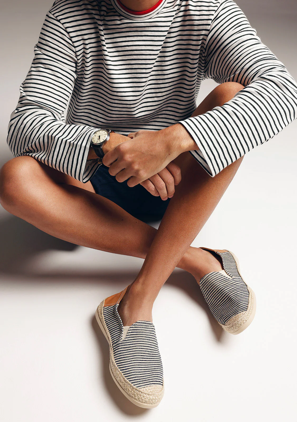 BLUE STRIPED ESPADRILLES - Image 8