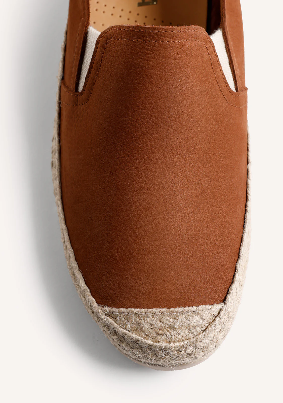 BROWN LEATHER ESPADRILLES - Image 4