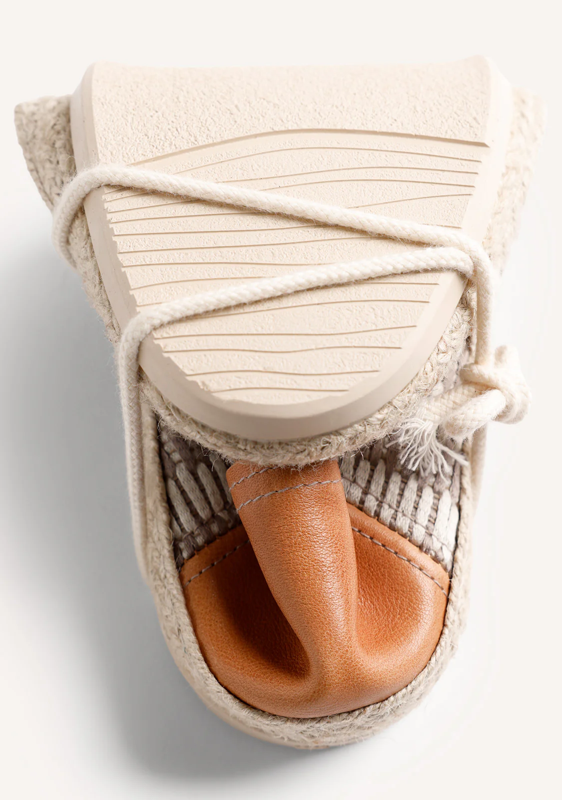 TAUPE STRIPED ESPADRILLES - Image 5