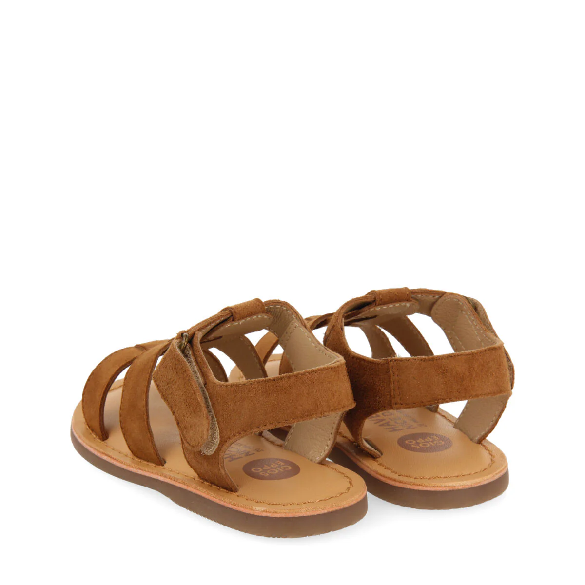 Anaco boys tan leather strappy sandals - Image 4