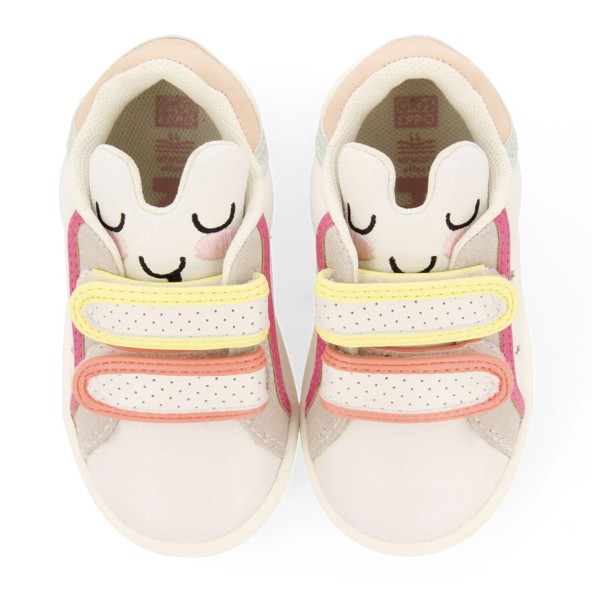 Ancash babies white sneakers with colourful details - Image 3