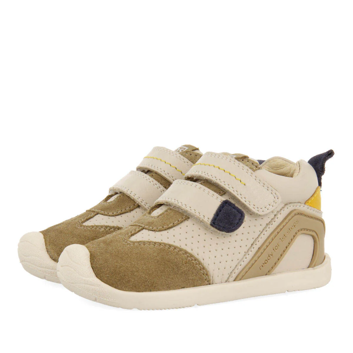 Angical boys off white leather sneakers - Image 2