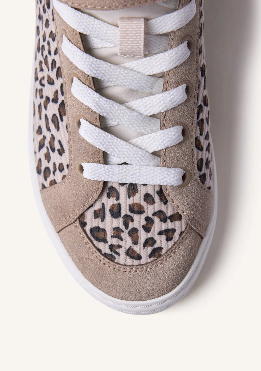ANIMAL PRINT CORDUROY BOOTIE SNEAKERS KILKENY - Image 5