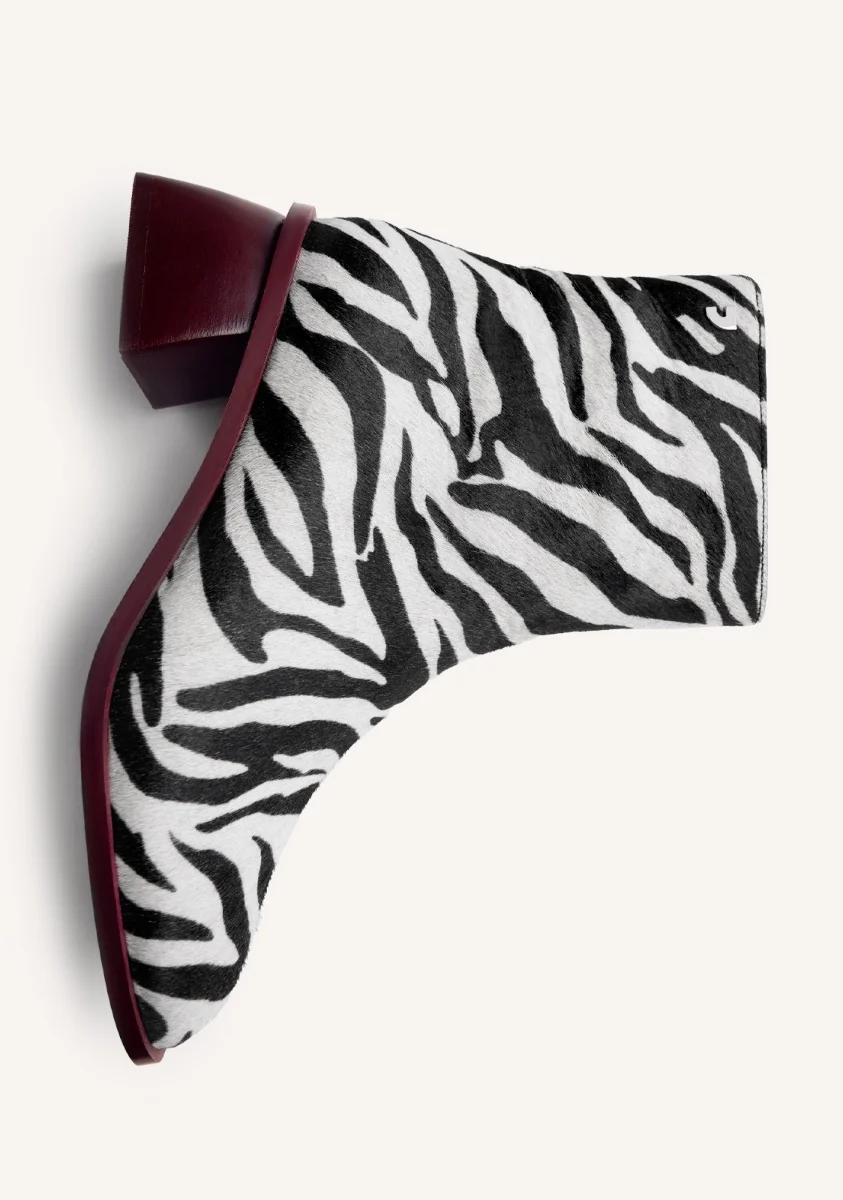 ANIMAL PRINT LEATHER BOOTS REMER - Image 5