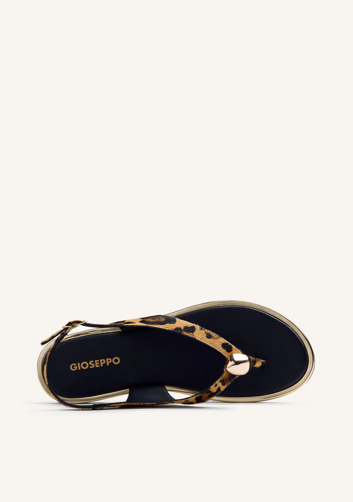 ANIMAL PRINT LEATHER SANDALS MUMIAS