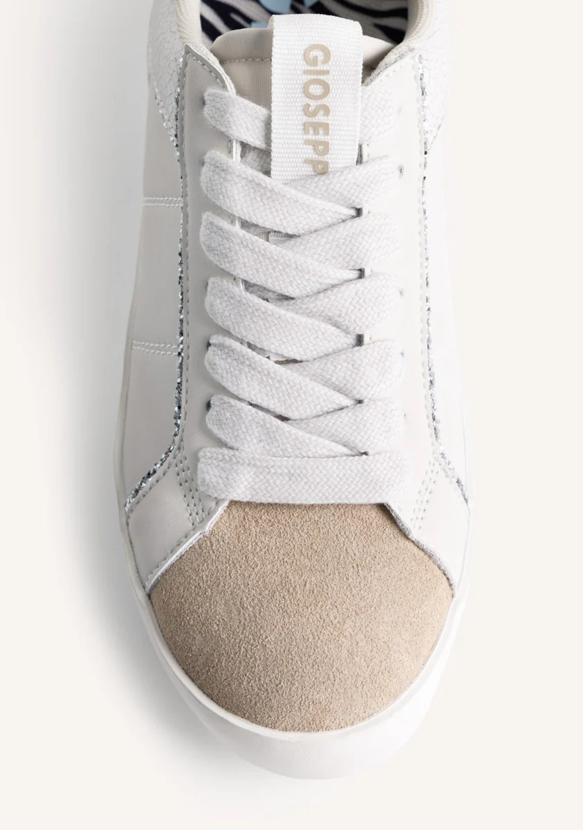 ANIMAL PRINT LEATHER WEDGE SNEAKERS EDINA - Image 3