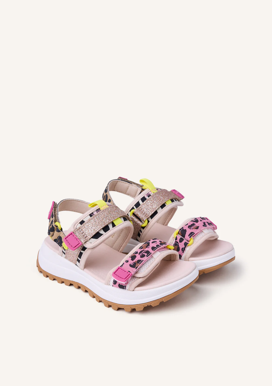 ANIMAL PRINT SPORTY SANDALS YDRE - Image 2
