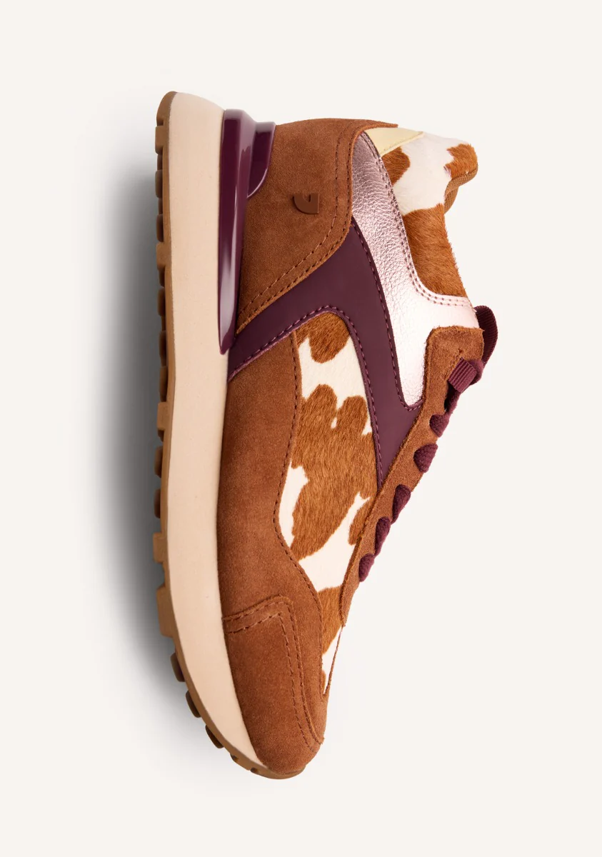 ANIMAL PRINT LEATHER WEDGE SNEAKERS MACKFORD - Image 5