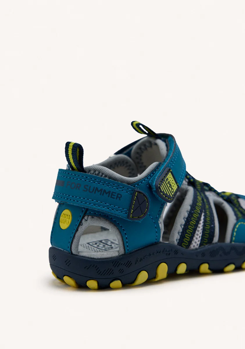 Anstead boys teal sports sandals - Image 4