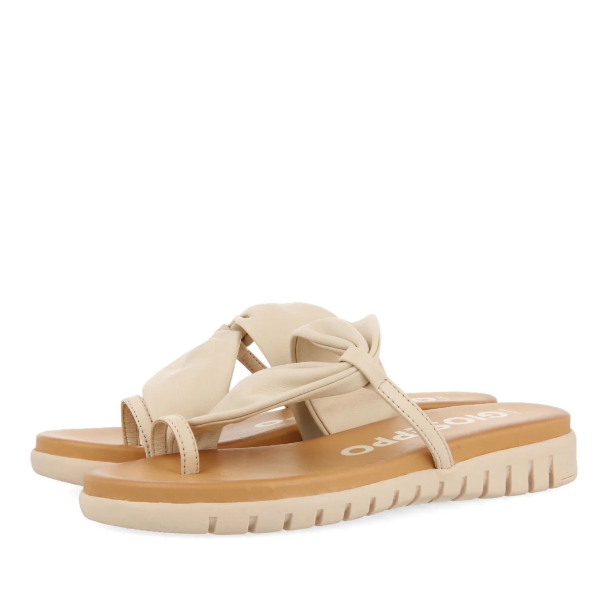 Arari women's off-white slingback sandals - Image 3