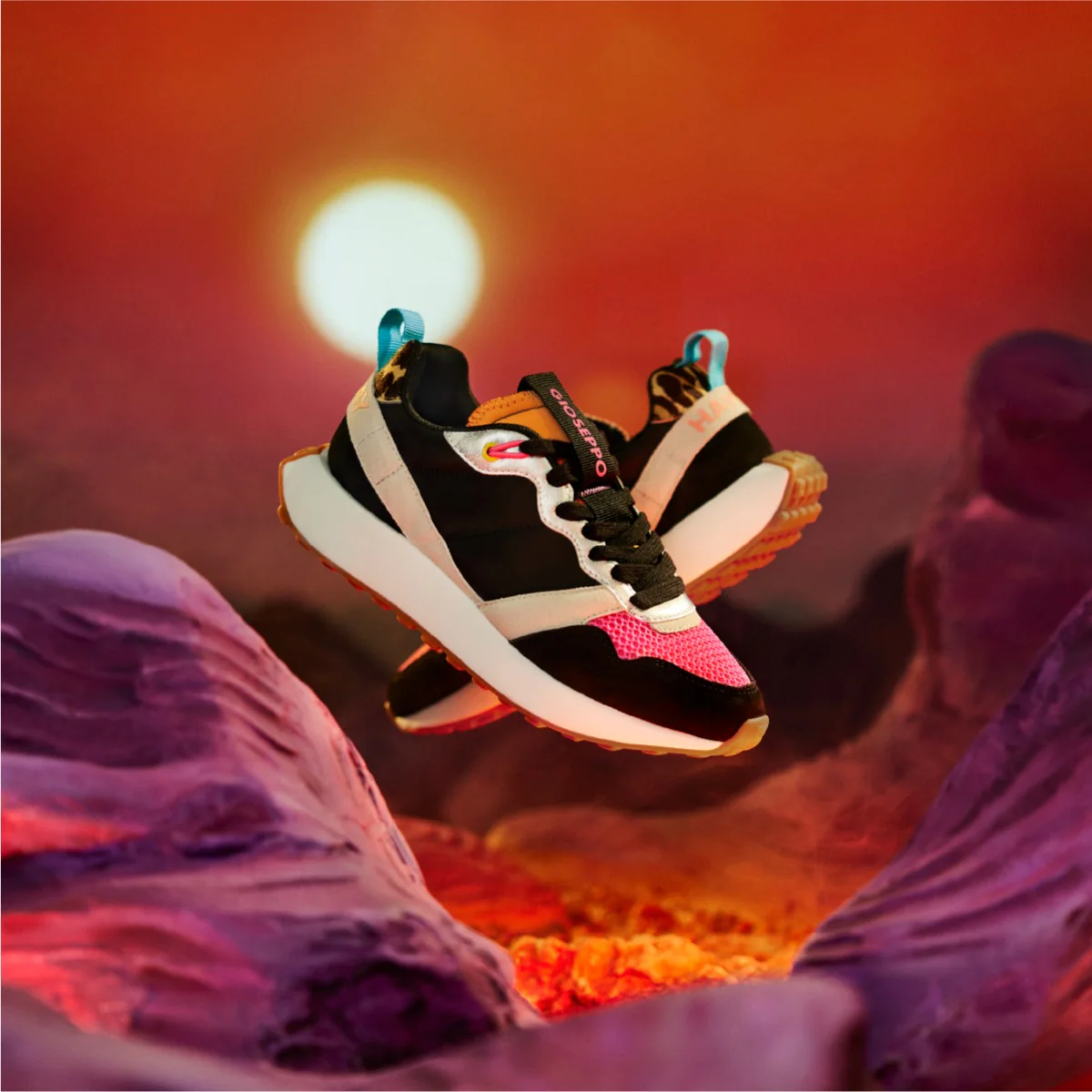 Assens women's multicoloured retro sneakers - Image 6