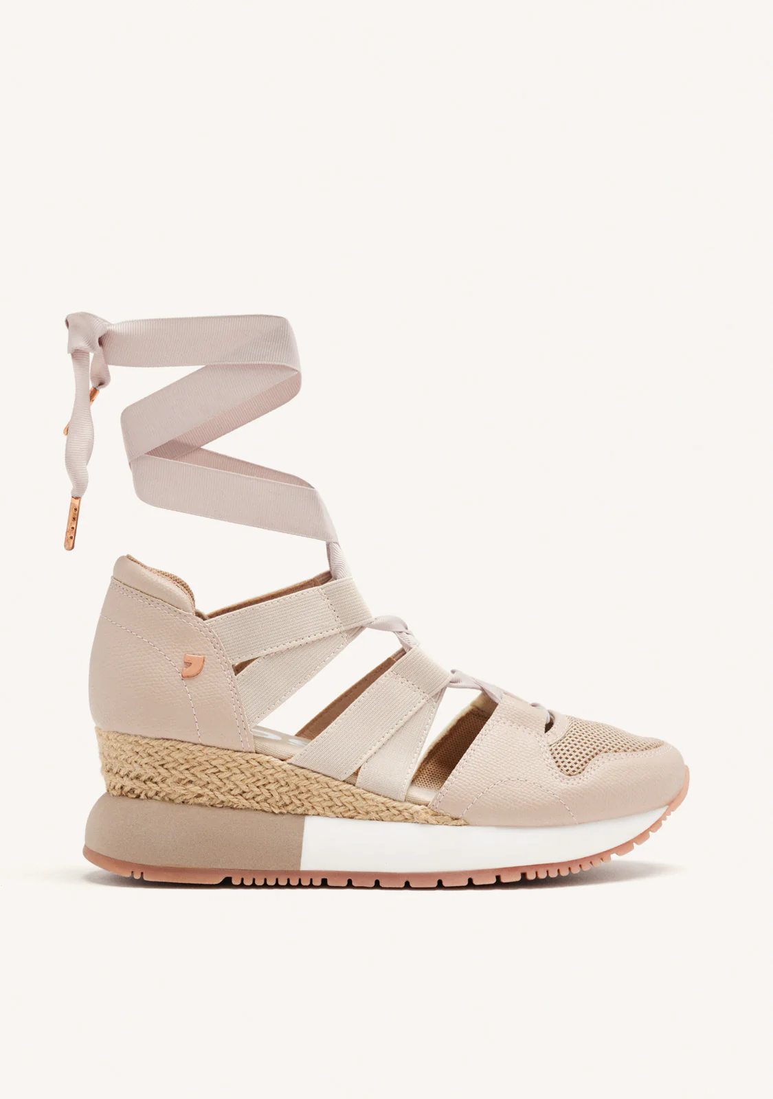 BEIGE ESPADRILLE SNEAKERS FOR WOMEN LIZARDA