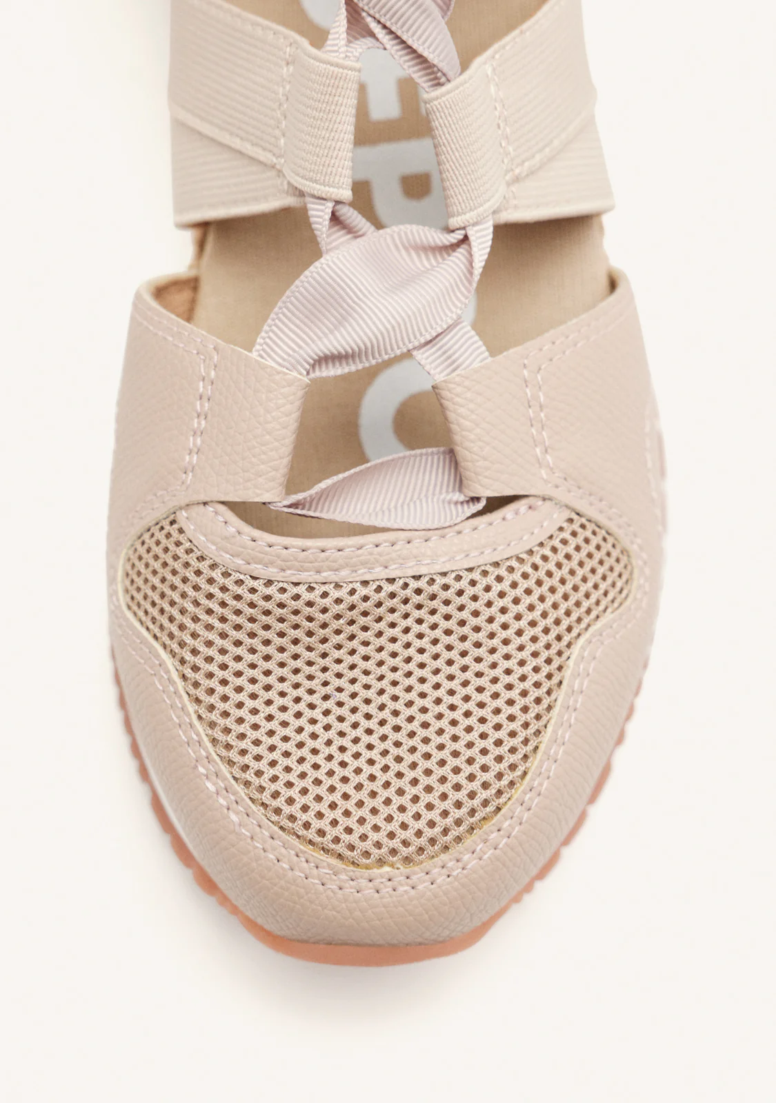 BEIGE ESPADRILLE SNEAKERS FOR WOMEN LIZARDA - Image 4