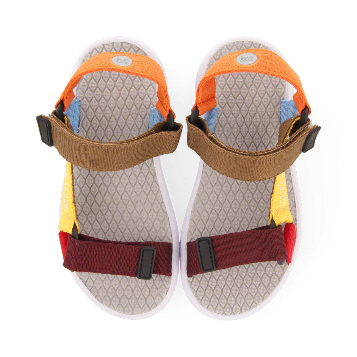 Bermot girls multicoloured sandals with sporty soles - Image 4