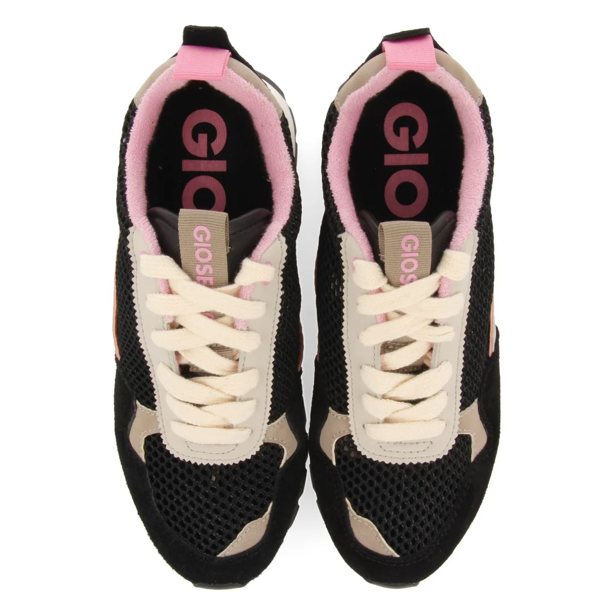 BLACK MESH SNEAKERS FOR WOMEN VAMO - Image 5