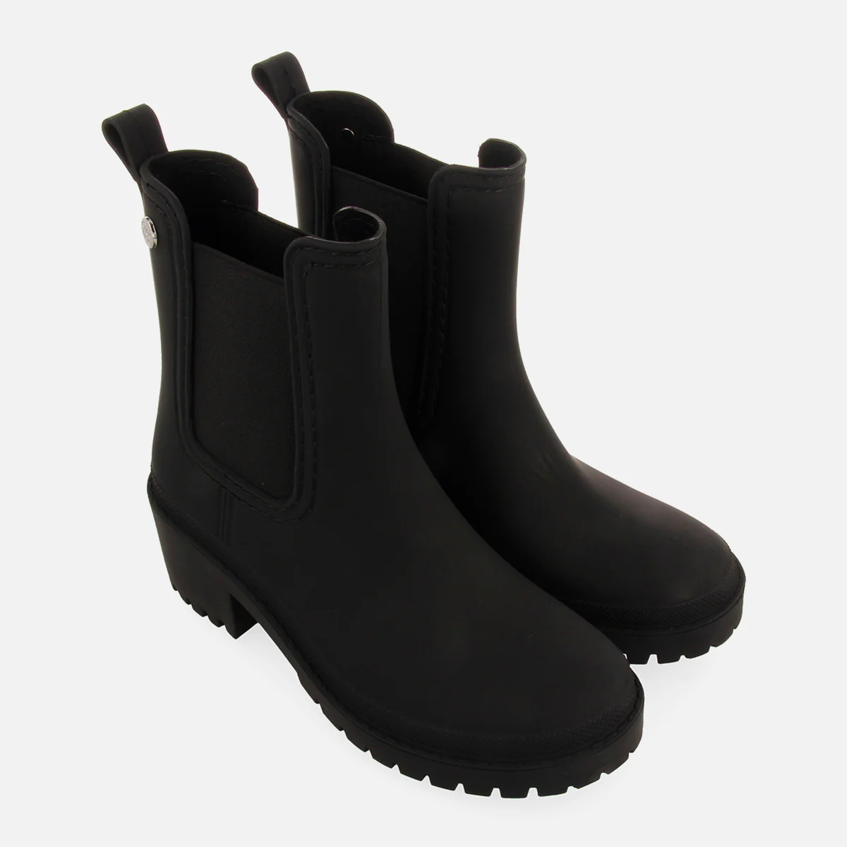 Black wellies in chelsea style for woman LESJA - Image 7