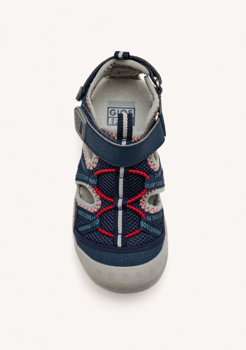 Blue sporty flip flops for boys MAZATLAN - Image 2