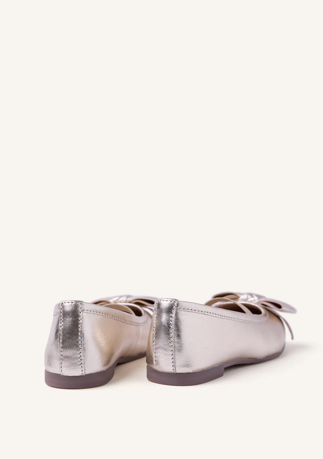 BOW LEATHER BALLET FLATS MAJENGO - Image 4