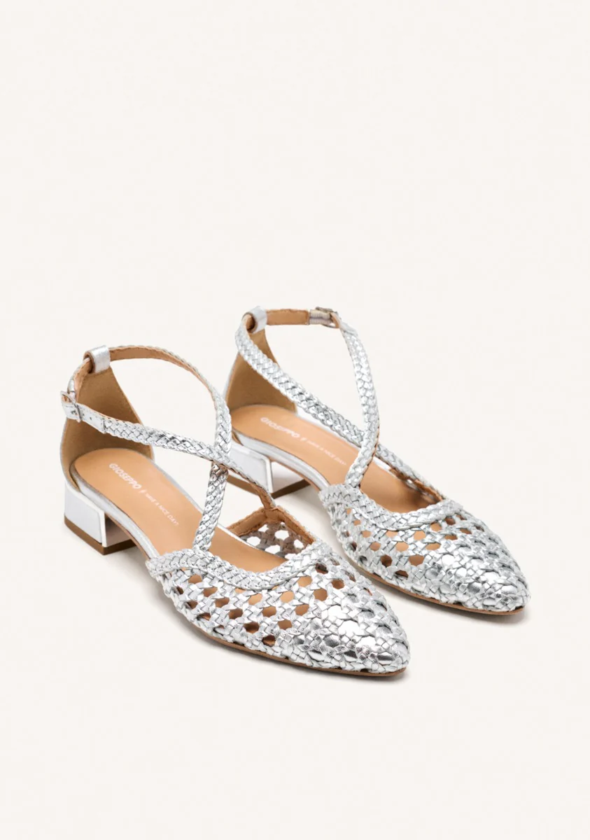 BRAIDED LEATHER BALLET FLATS BRILLION - Image 2
