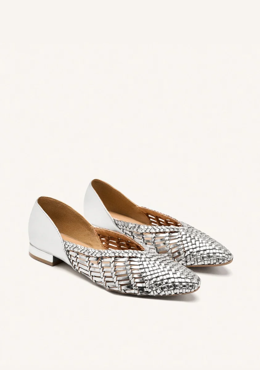 BRAIDED LEATHER BALLET FLATS HARPSWELL - Image 2