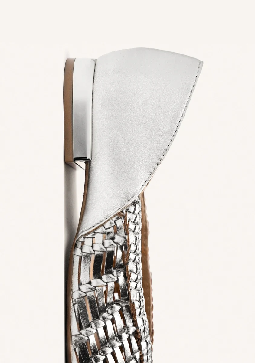 BRAIDED LEATHER BALLET FLATS HARPSWELL - Image 3