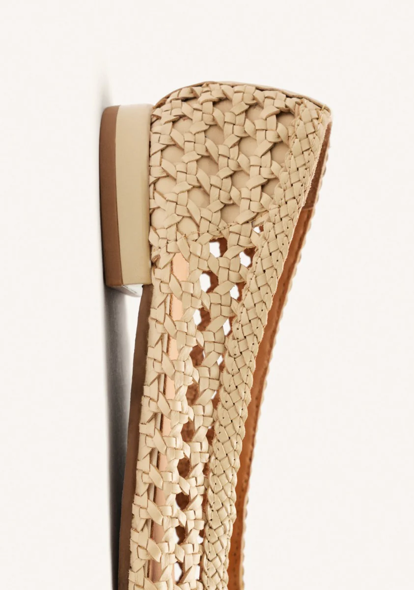 BRAIDED LEATHER BALLET FLATS LORAIN - Image 4