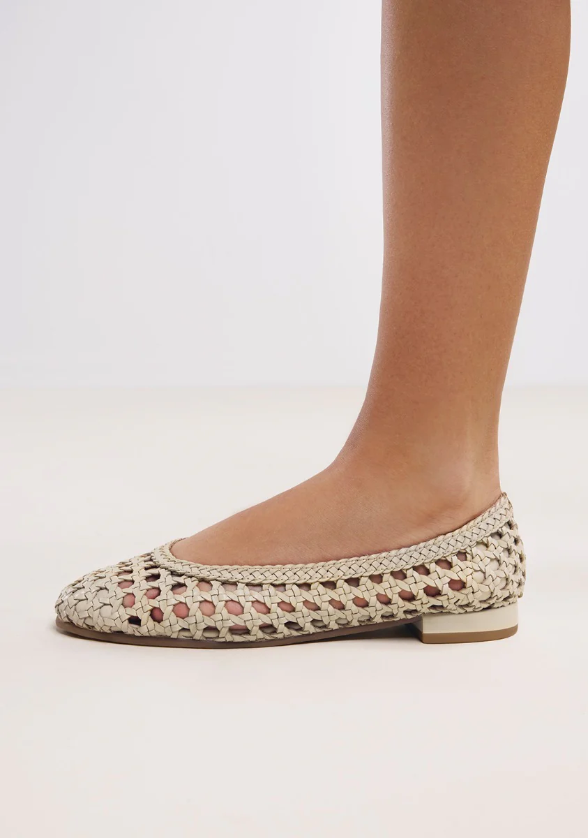 BRAIDED LEATHER BALLET FLATS LORAIN - Image 5