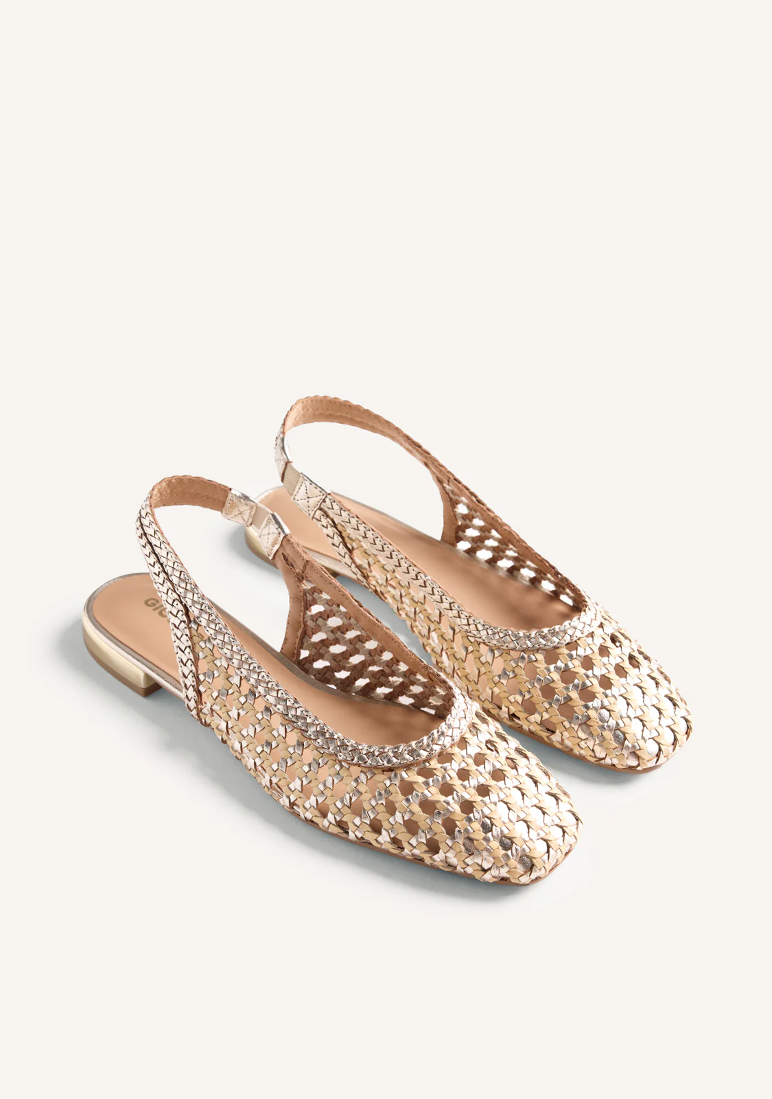 BRAIDED LEATHER BALLET FLATS WENDELL - Image 2