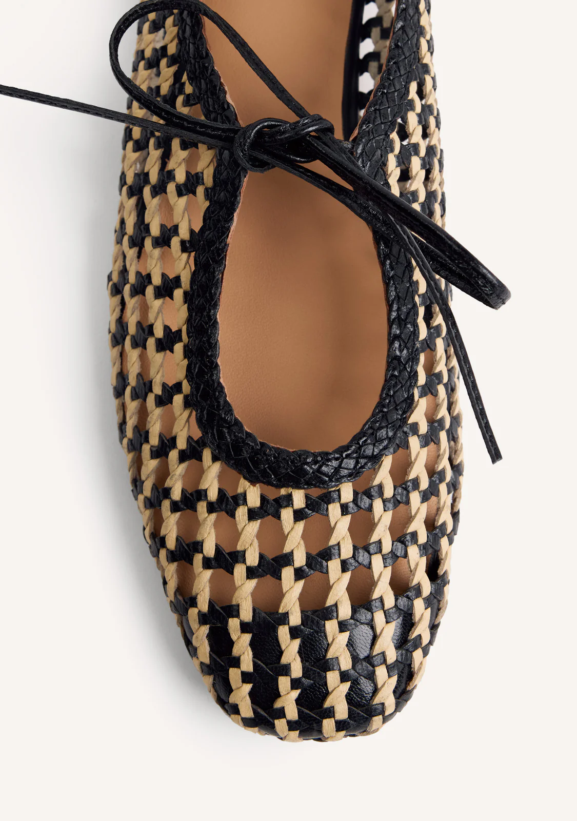 BRAIDED LEATHER BALLET FLATS WORDEN - Image 3