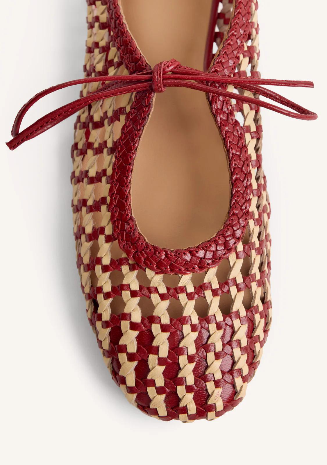 BRAIDED LEATHER BALLET FLATS WORDEN - Image 3