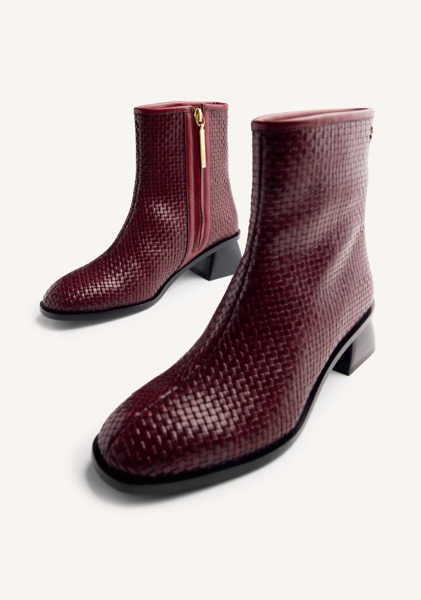 BRAIDED LEATHER BOOTS BEXLEY - Image 3