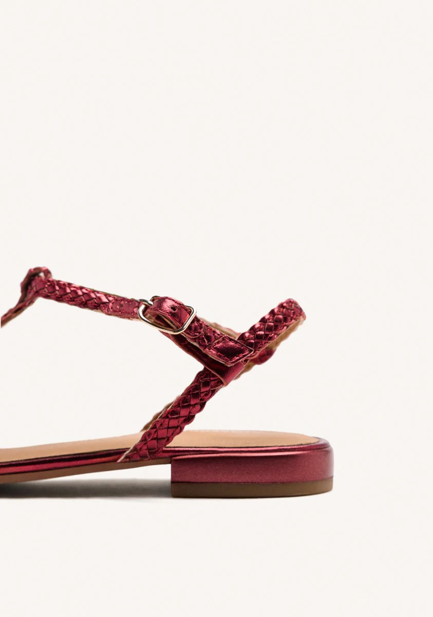 BRAIDED LEATHER CRAB SANDALS DIGHTON - Image 4
