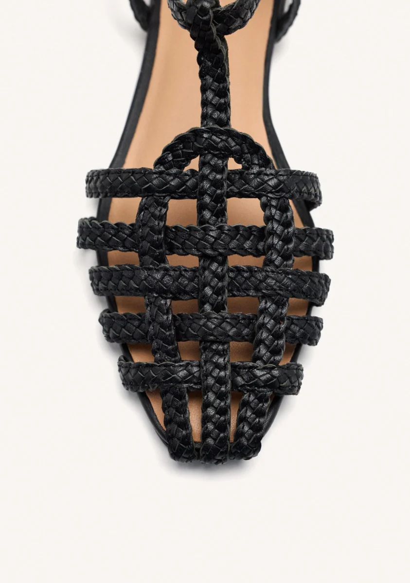 BRAIDED LEATHER CRAB SANDALS DIGHTON - Image 4