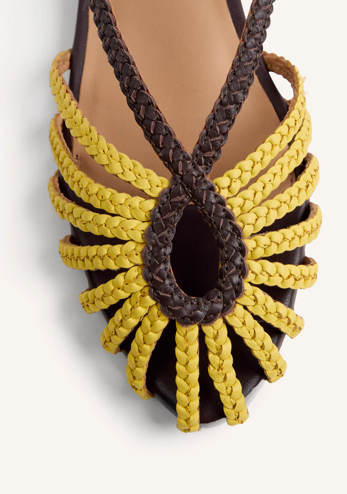 BRAIDED LEATHER CRAB SANDALS MASALANI - Image 3