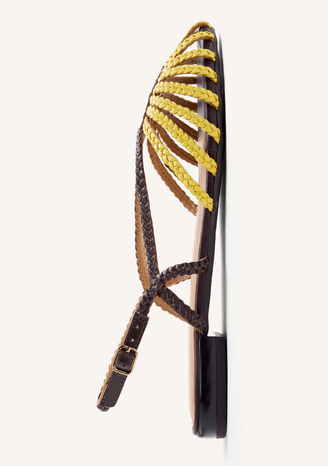 BRAIDED LEATHER CRAB SANDALS MASALANI - Image 4